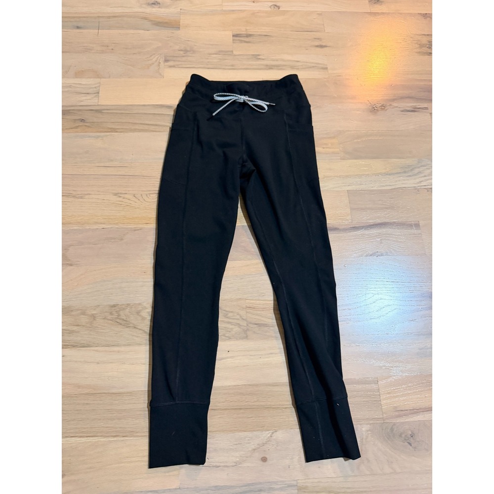 Yogalicious Lux Prestige Hi-Rise Side Pocket 7/8 Jogger in Black Size Small